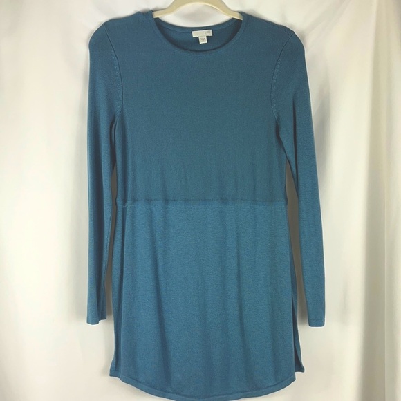 J. Jill popover tunic side slits long sleeve Sz XS - Picture 3 of 12
